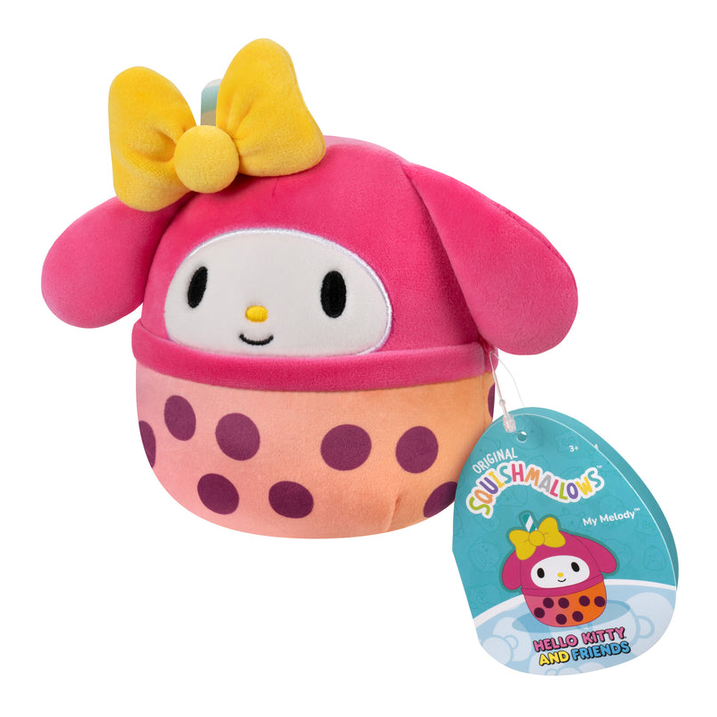 SQUISHMALLOWS HELLO KITTY Mystery Squad W25 lõhnastatud pehme tegelane üllatuspakis,12 cm