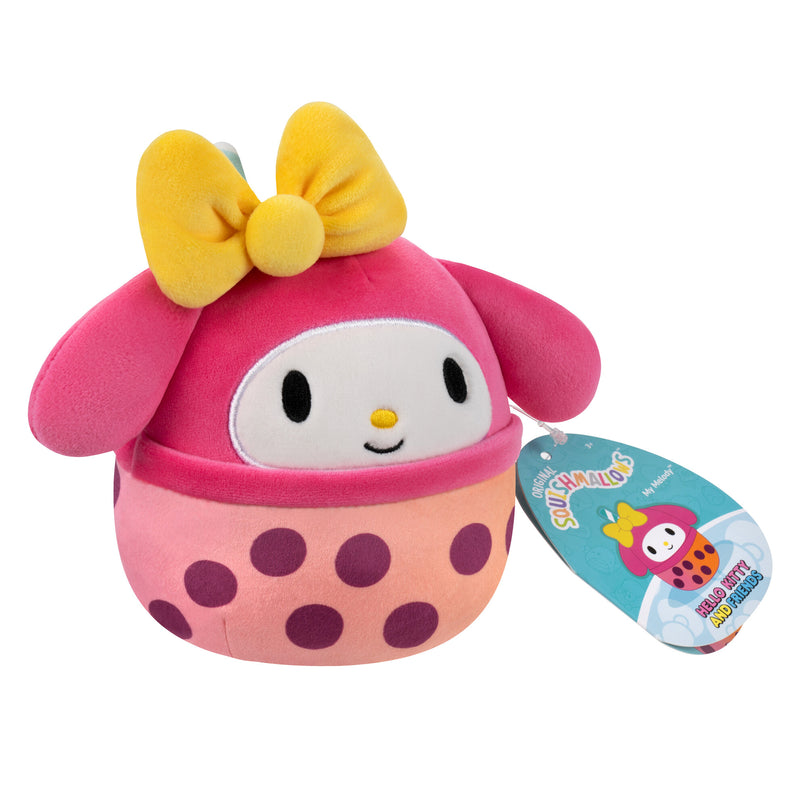 SQUISHMALLOWS HELLO KITTY Mystery Squad W25 lõhnastatud pehme tegelane üllatuspakis,12 cm