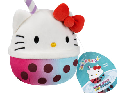 SQUISHMALLOWS HELLO KITTY Mystery Squad W25 lõhnastatud pehme tegelane üllatuspakis,12 cm