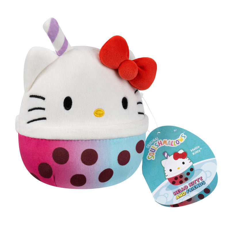 SQUISHMALLOWS HELLO KITTY Mystery Squad W25 lõhnastatud pehme tegelane üllatuspakis,12 cm