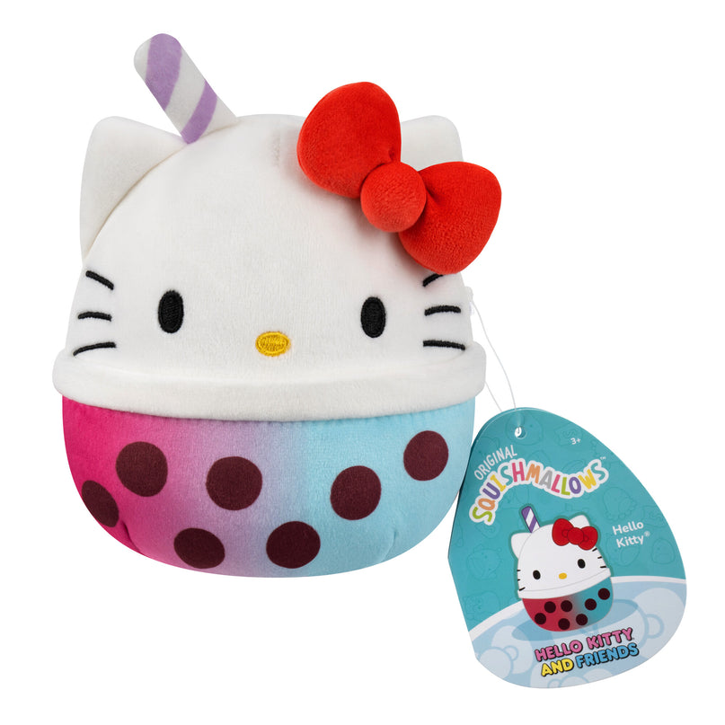 SQUISHMALLOWS HELLO KITTY Mystery Squad W25 lõhnastatud pehme tegelane üllatuspakis,12 cm