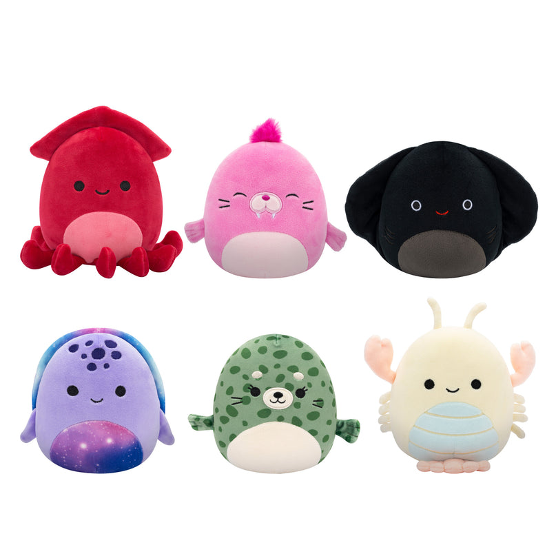 SQUISHMALLOWS Mystery Squad W20 lõhnastatud pehme tegelane üllatuspakis,12 cm