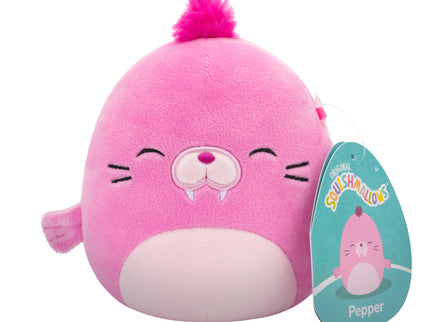 SQUISHMALLOWS Mystery Squad W20 lõhnastatud pehme tegelane üllatuspakis,12 cm