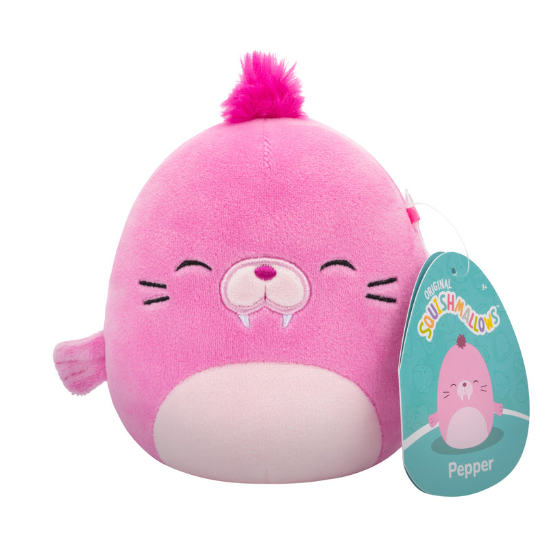 SQUISHMALLOWS Mystery Squad W20 lõhnastatud pehme tegelane üllatuspakis,12 cm