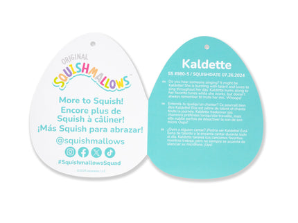 SQUISHMALLOWS Mystery Squad W21 lõhnastatud pehme tegelane üllatuspakis,12 cm