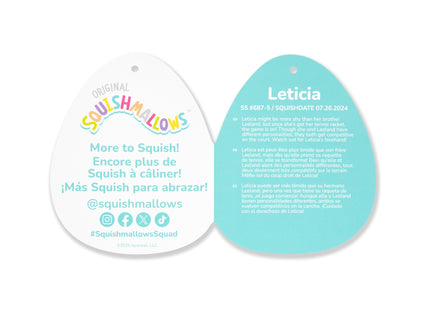 SQUISHMALLOWS Mystery Squad W21 lõhnastatud pehme tegelane üllatuspakis,12 cm