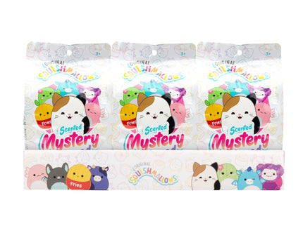 SQUISHMALLOWS Mystery Squad W21 lõhnastatud pehme tegelane üllatuspakis,12 cm