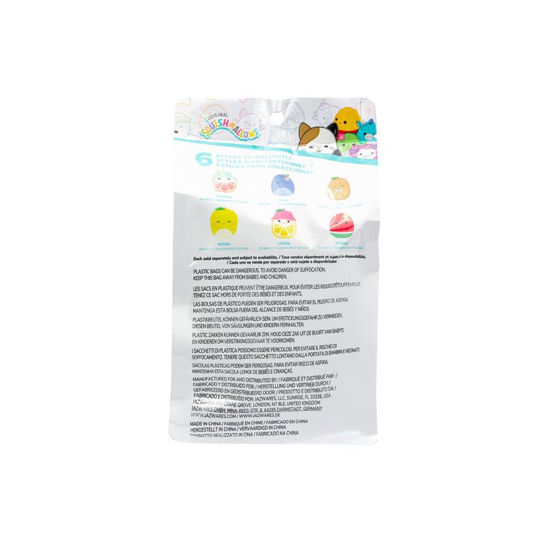 SQUISHMALLOWS Mystery Squad W21 lõhnastatud pehme tegelane üllatuspakis,12 cm