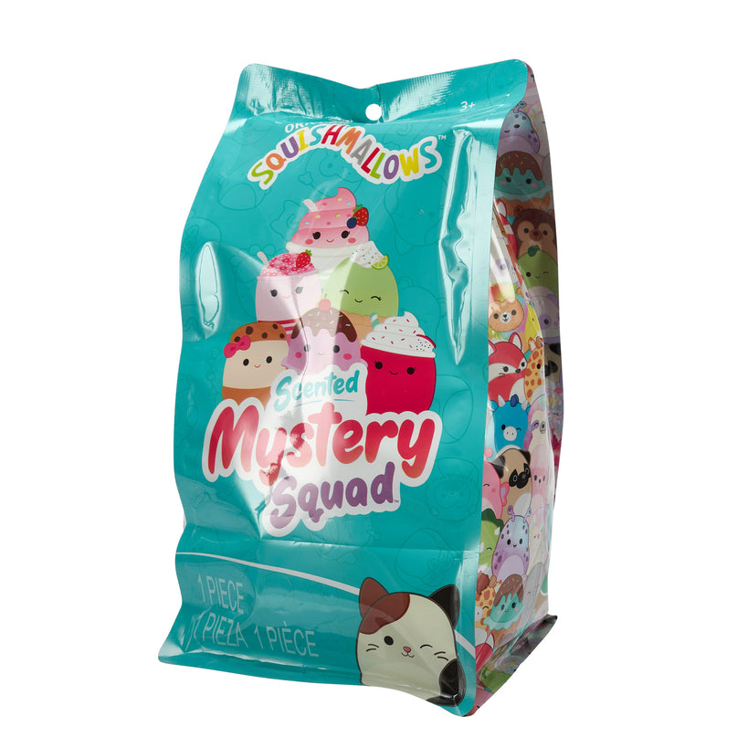SQUISHMALLOWS Mystery Squad W21 lõhnastatud pehme tegelane üllatuspakis, 20 cm