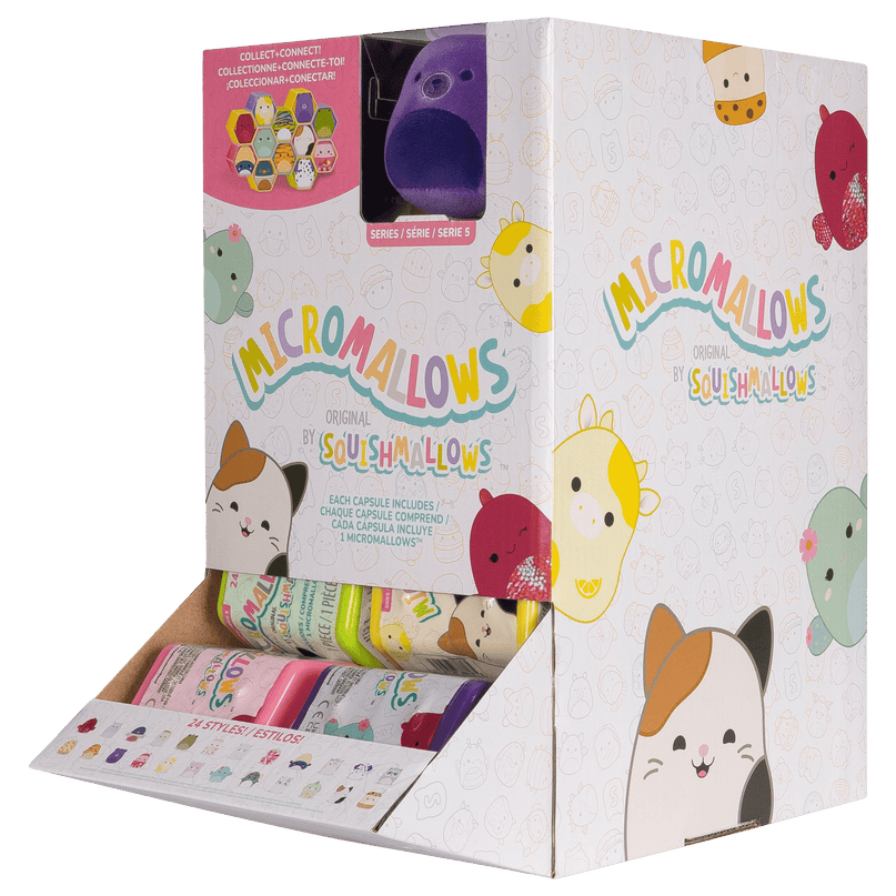 SQUISHMALLOWS W5 Micromallows pehme tegelase üllatuspakk
