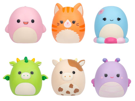 SQUISHMALLOWS Squooshems minifiguuride komplekt pimepakis, 6,5 cm