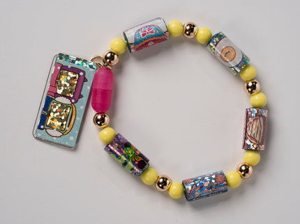 STICKI ROLLS käevõru aksessuaaride- ning kleepsudega, üllatuspakk