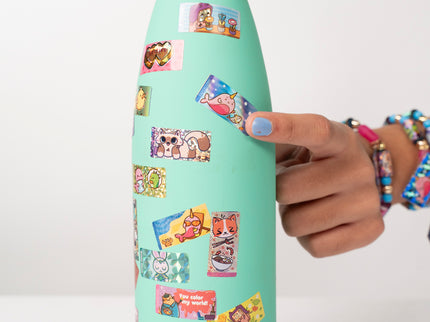 STICKI ROLLS käevõru aksessuaaride- ning kleepsudega, üllatuspakk