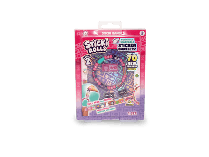 STICKI ROLLS käevõru aksessuaaride- ning kleepsudega