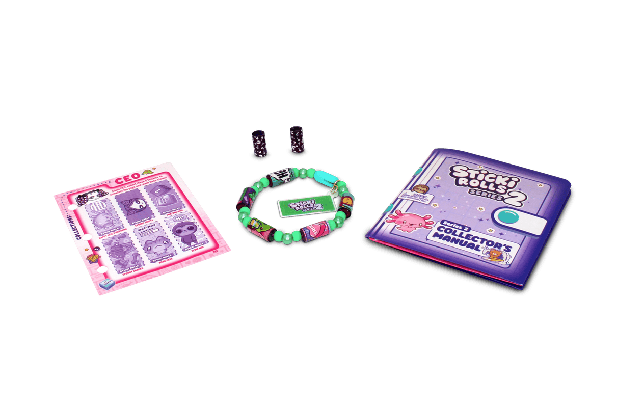 STICKI ROLLS käevõru aksessuaaride- ning kleepsudega