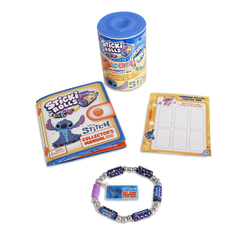 STICKI ROLLS STITCH käevõru aksessuaaridening kleepsudega