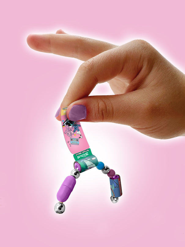 STICKI ROLLS STITCH käevõru aksessuaaridening kleepsudega