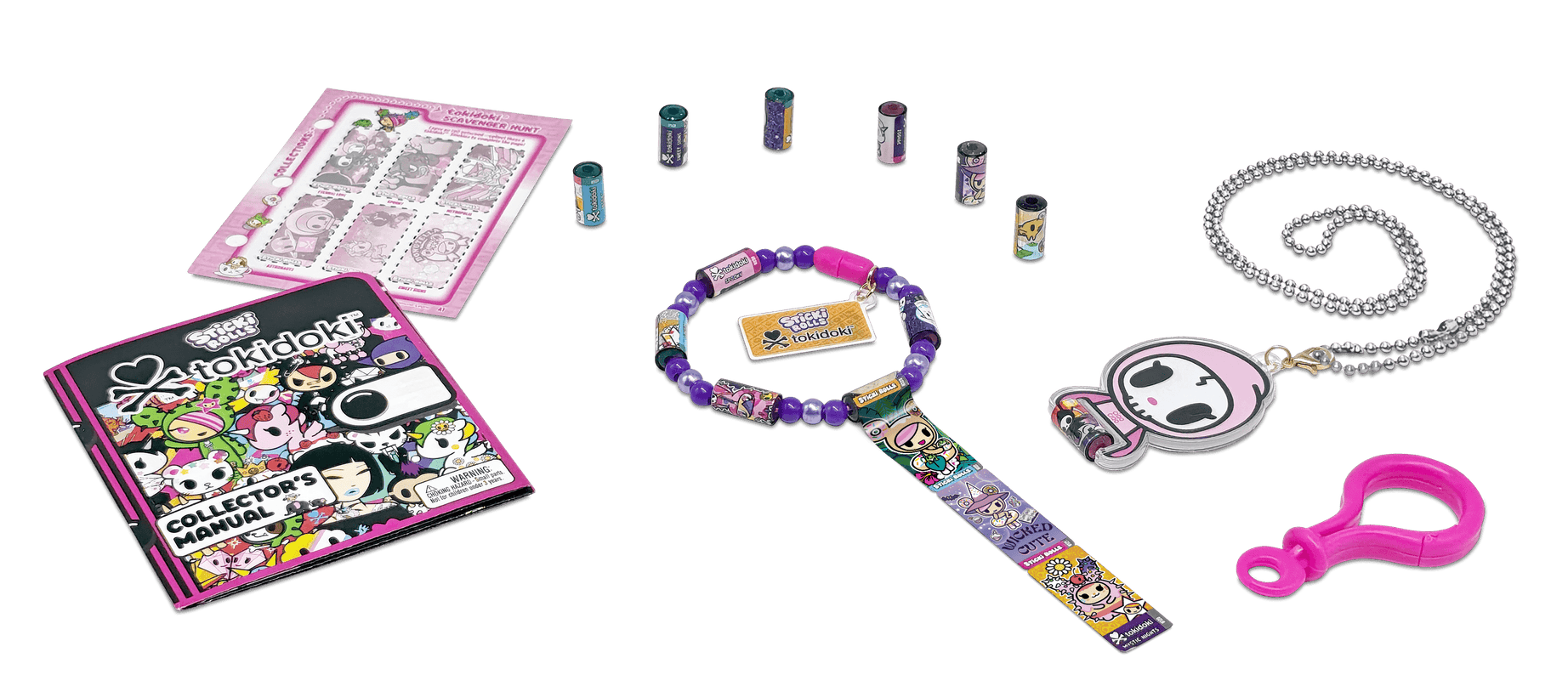 STICKI ROLLS TOKI DOKI käevõru ning ripatsi komplekt