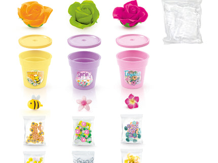 SO SLIME lima valmistamise komplekt Lillepott 3 tk