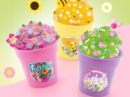 SO SLIME lima valmistamise komplekt Lillepott 3 tk