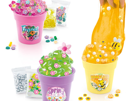 SO SLIME lima valmistamise komplekt Lillepott 3 tk