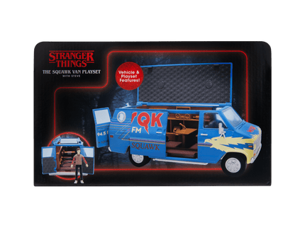 STRANGER THINGS Figuri ja Sõiduki Komplekt - Steve koos SQWK kaubiku ja aksessuaaridega