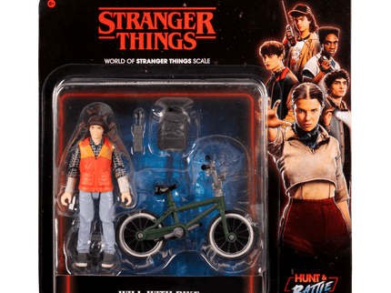 STRANGER THINGS Kuju jalgratta ja aksessuaariga - Will Byers, 12 cm