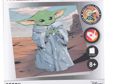 STAR WARS Teemantmaal Õnnitluskaart Grogu