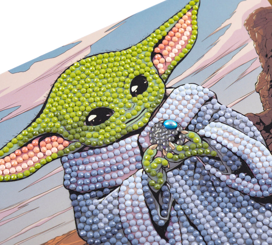 STAR WARS Teemantmaal Õnnitluskaart Grogu