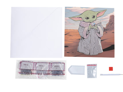 STAR WARS Teemantmaal Õnnitluskaart Grogu