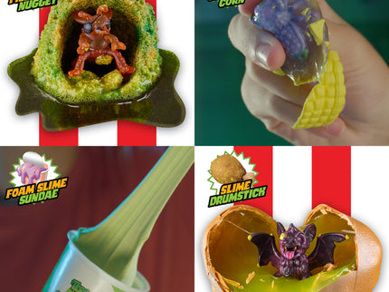 TERROR FRIED mängukomplekt Koledate suupistete ämber