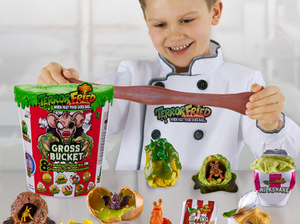 TERROR FRIED mängukomplekt Koledate suupistete ämber