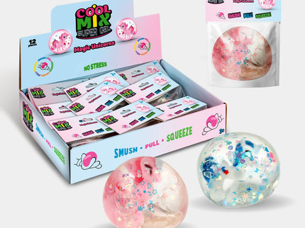 SUPERGEL stressimänguasi, võlupall ükssarvikuga