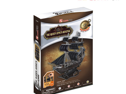 CUBICFUN 3D pusle Kuninganna Anne Purjekas