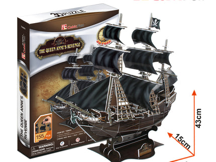 CUBICFUN 3D pusle Kuninganna Anne Purjekas