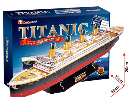 CUBICFUN 3D pusle Titanic (Suur)