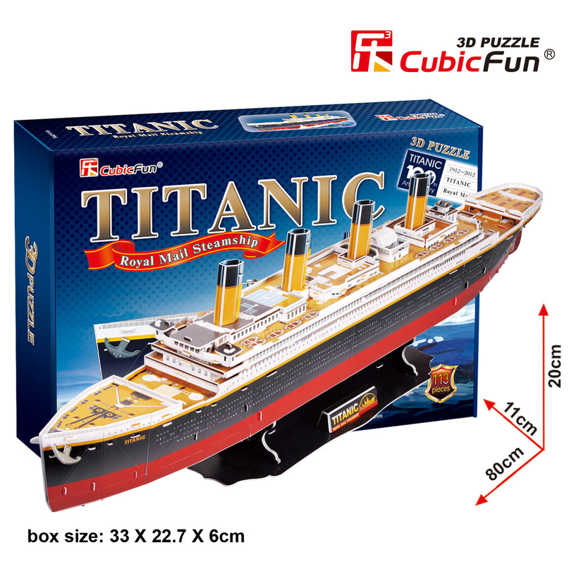 CUBICFUN 3D pusle Titanic (Suur)