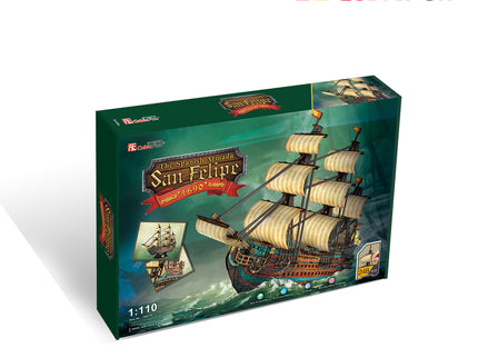 CUBICFUN 3D pusle Hispaania armada: The San Felipe