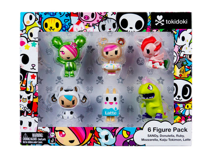 TOKIDOKI figuurid, 6 tk, 5 cm