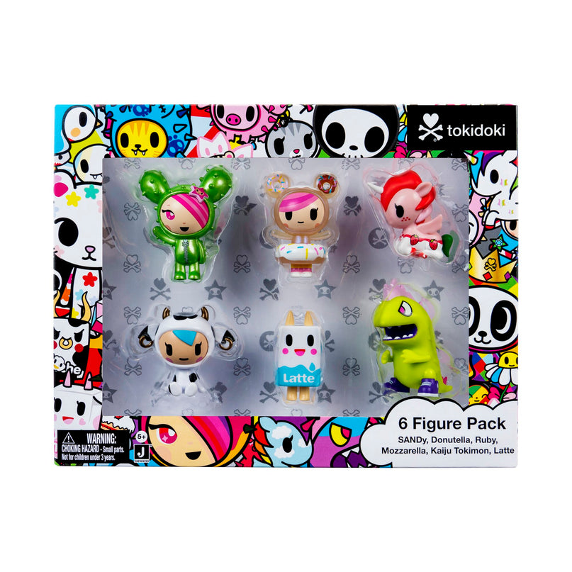 TOKIDOKI figuurid, 6 tk, 5 cm