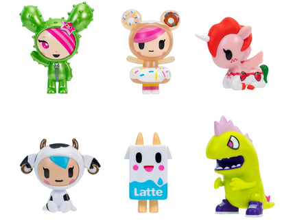 TOKIDOKI figuurid, 6 tk, 5 cm