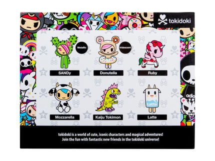 TOKIDOKI figuurid, 6 tk, 5 cm