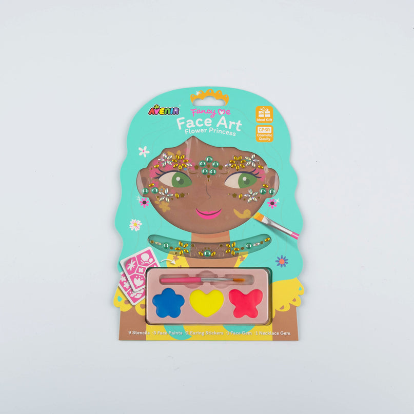 AVENIR Näokaunistuste komplekt Lilleline printsess