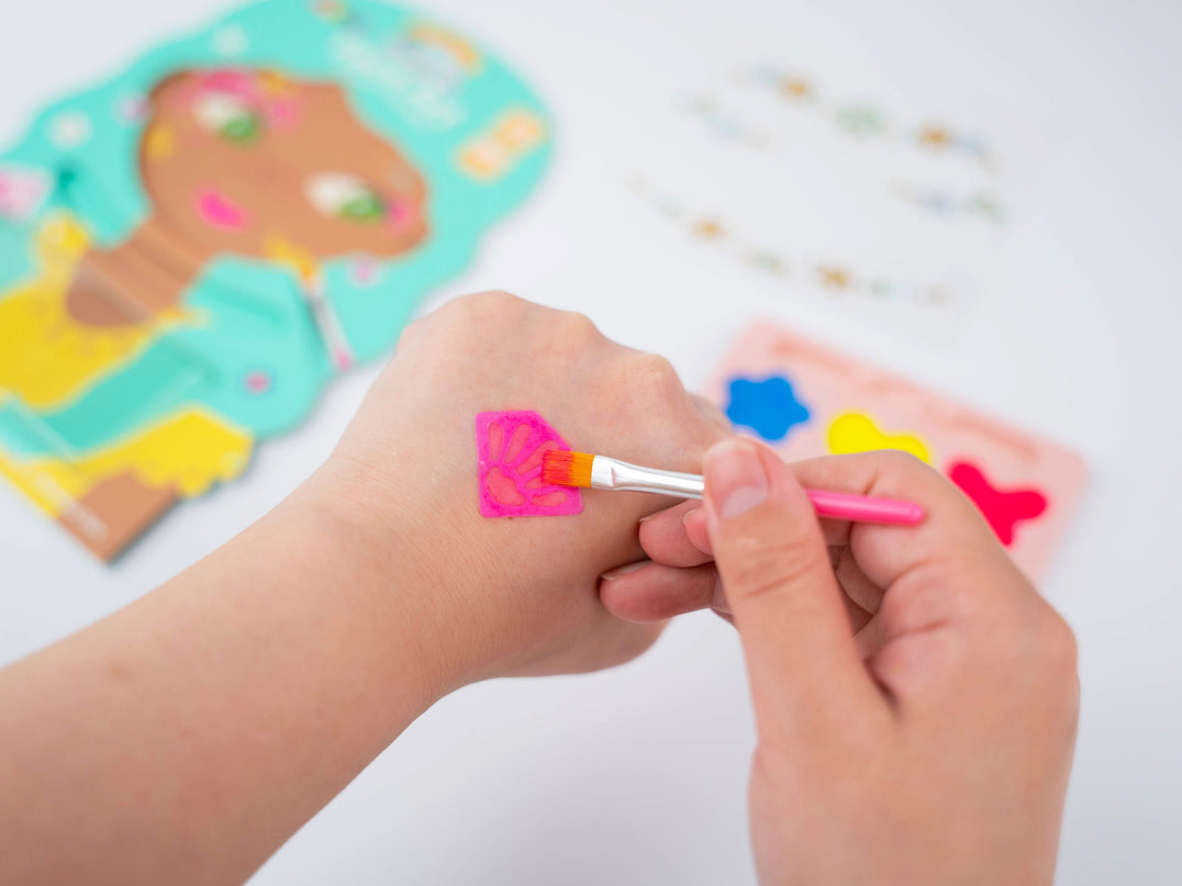 AVENIR Näokaunistuste komplekt Lilleline printsess