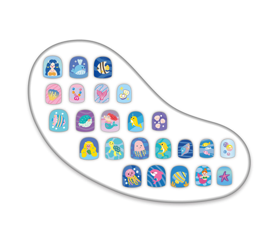 AVENIR Küünekleepsud Meremaailm