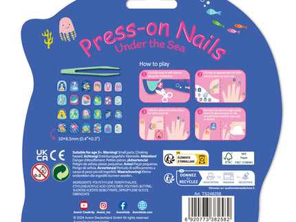 AVENIR Küünekleepsud Meremaailm