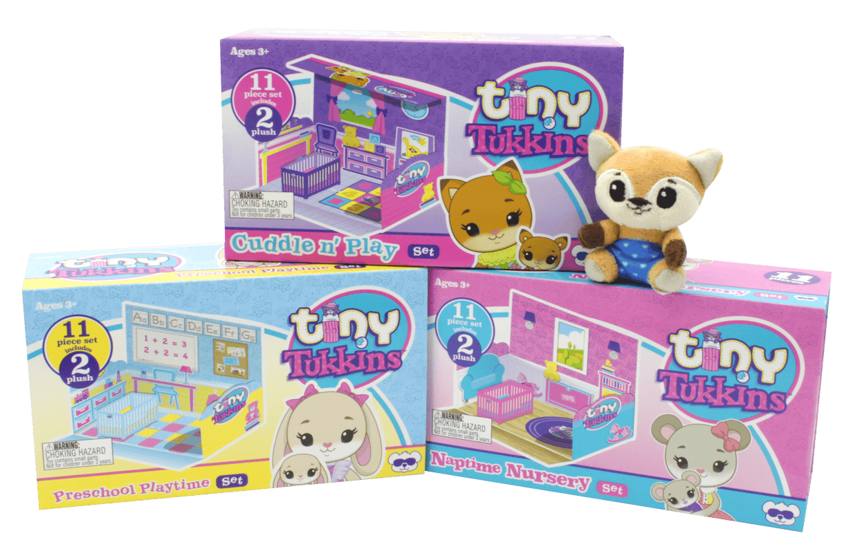 BEVERLY HILLS TEDDY BEAR TINY TUKKINS Mängukomplekt