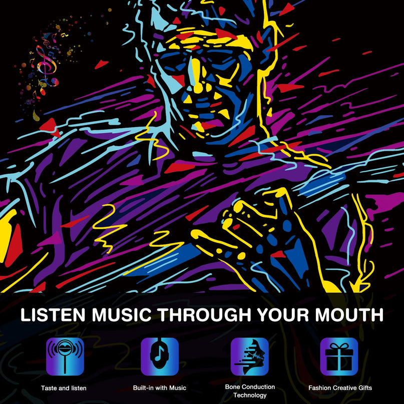 Tasty Sounds - Muusikapulgakomm, mustika maitseline