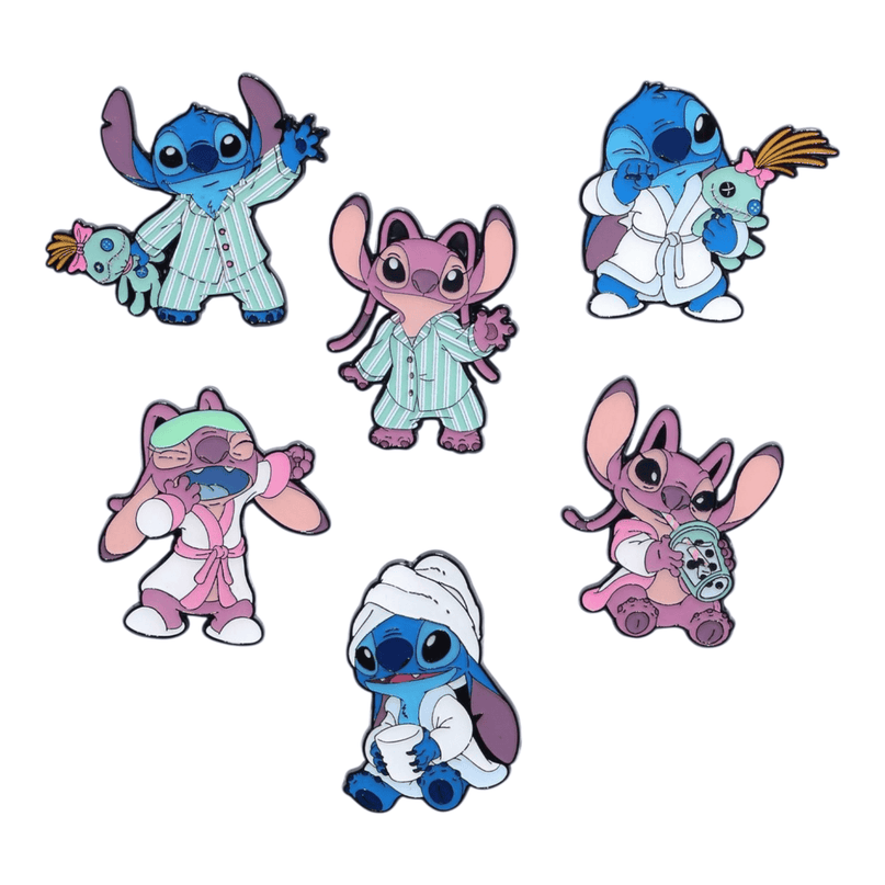 FUNKO LOUNGEFLY Rinnamärk pimepakis: Disney - Stitch & Angel