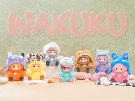WAKUKU pehme võtmehoidja pimepakk Fuzzy Trendy Fun Party